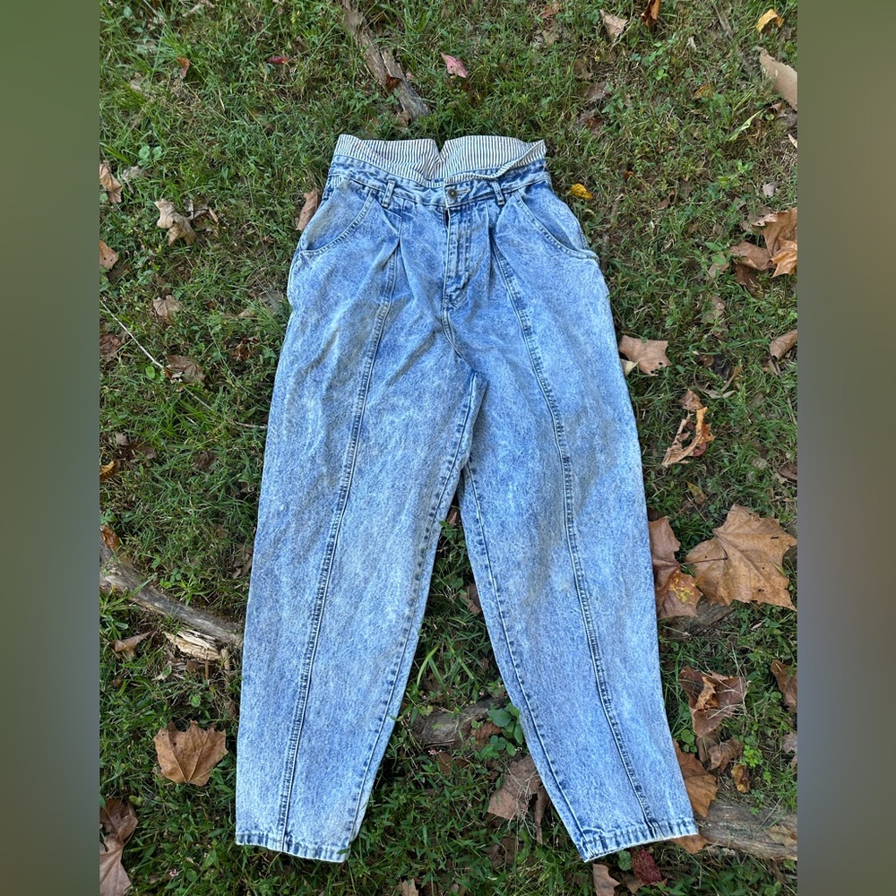 Vintage 1980’a Gitano paper bag Jeans size 14